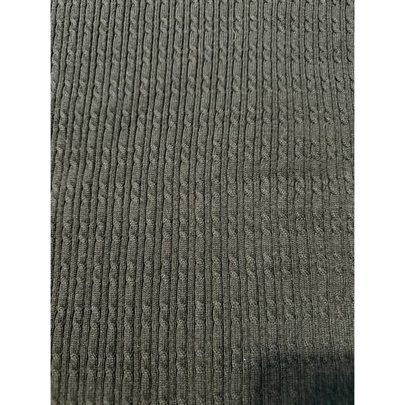 Liz Claiborne Ribbed V-Neck Sweater Black Cotton Blend Size 1X Plus - Picture 9 of 9